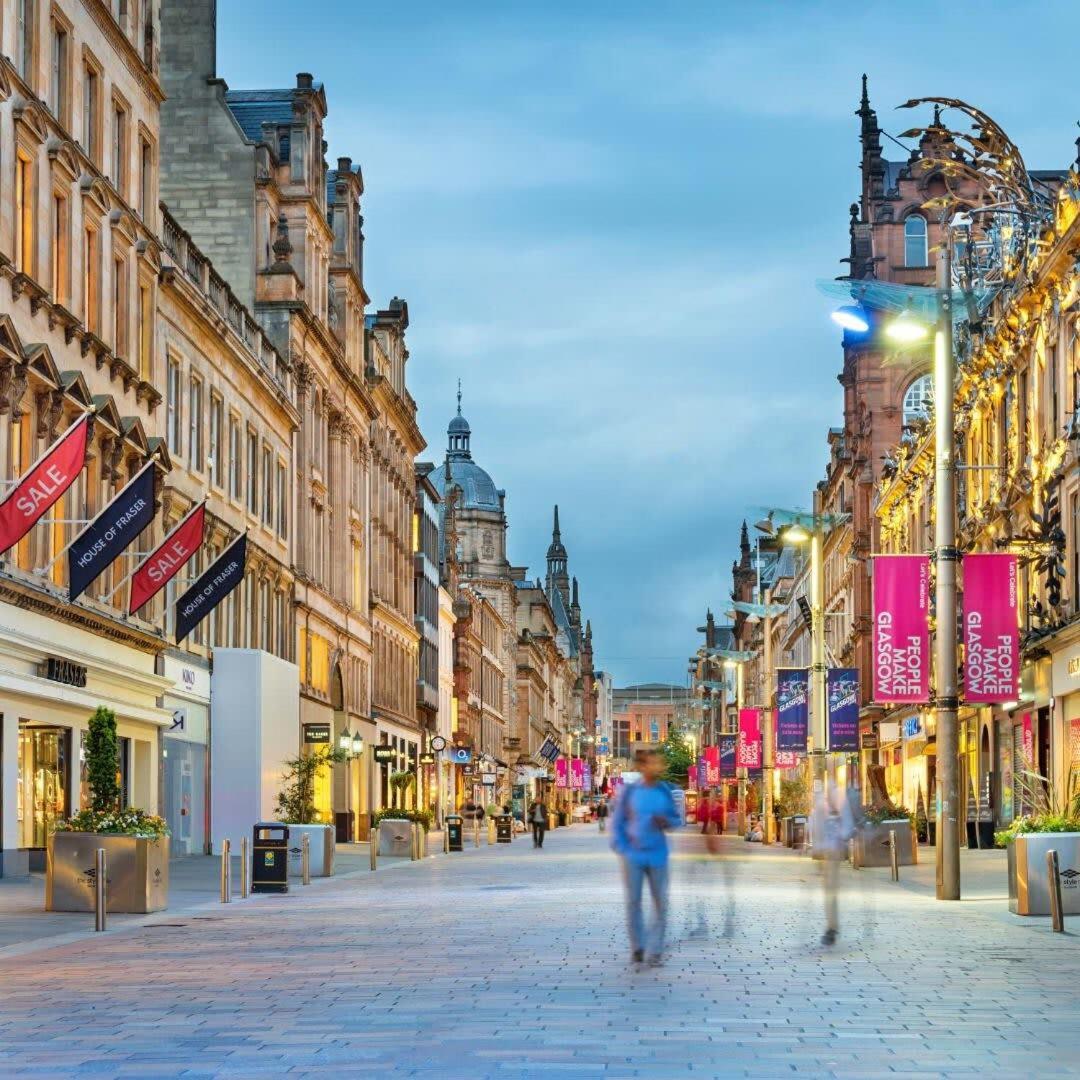Glasgow Green Getaway With Free Parking Exterior foto